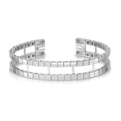 14k White Gold Tennis Jacket Blank - 24
