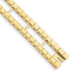 14k Tennis Jacket Bracelet Blank (Per Inch)