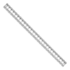 14k White Gold Tennis Jacket Blank (Per Inch) - 30