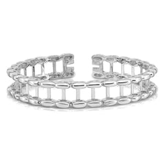 14k White Gold Tennis Jacket Blank (Per Inch) - 30