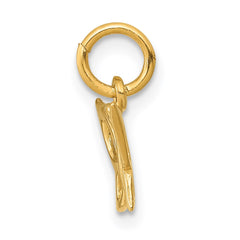 14k Butterfly Charm - 5