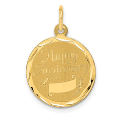 14K HAPPY ANNIVERSARY Charm - 8