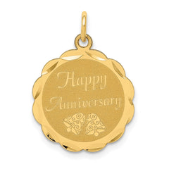 14K HAPPY ANNIVERSARY Charm - 5