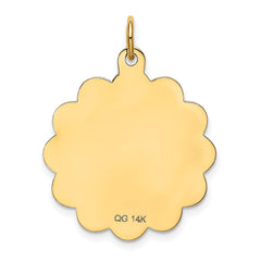 14K HAPPY BIRTHDAY Charm - 4