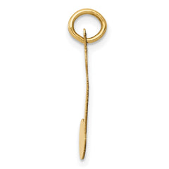 14k Polished Musical Note Charm - 2