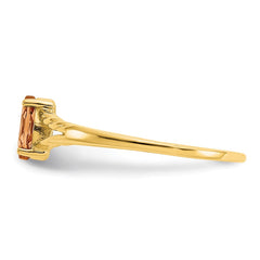 14k Citrine Birthstone Ring - 4