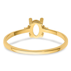 14k Birthstone Ring Mounting - 3