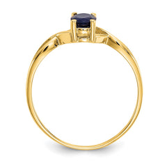 14k Sapphire Birthstone Ring - 3