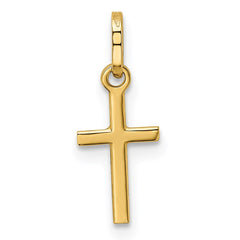 14k Small Cross Charm - 5