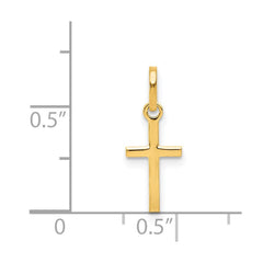 14k Small Cross Charm - 5