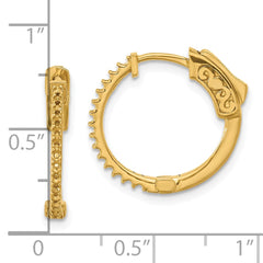 14K .3ct 30-1.2mm Round Hoop w/ Safety Clasp Earring Mountings