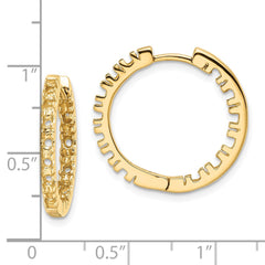 14k Diamond Hinged Hoops Mountings - 3
