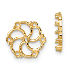 14k Diamond Earring Jacket Mountings - 2