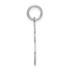 14k White Gold Kid Charm - 2