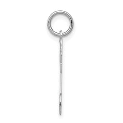 14k White Gold Kid Charm - 3