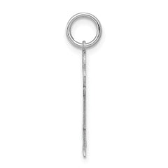 14k White Gold Kid Charm - 18