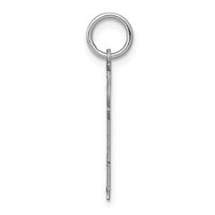 14k White Gold Kid Charm - 15