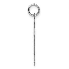 Sterling Silver Rhodium-plated Joy Kid Charm - 4
