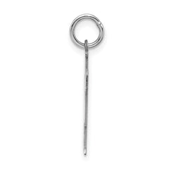 Sterling Silver Rhodium-plated Kid Charm - 29