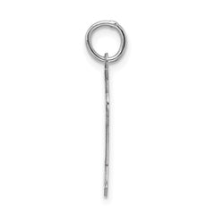 Sterling Silver Rhodium-plated Kid Charm