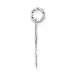Sterling Silver Rhodium-plated Kid Charm - 15