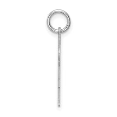 Sterling Silver Rhodium-plated Kid Charm - 24