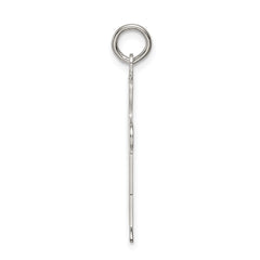 Sterling Silver Rhodium-plated Kid Charm - 44