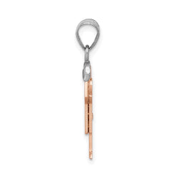 14k A Diamond Kid Pendant - 18