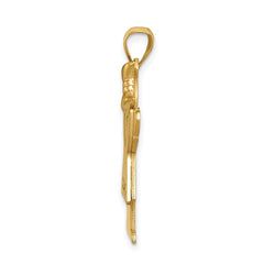 14k A Diamond Kid Pendant - 6