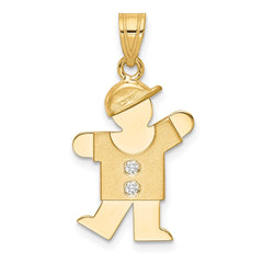 14k AA Diamond Pendant - 2