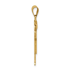 14k AAA Diamond Kid Pendant - 5