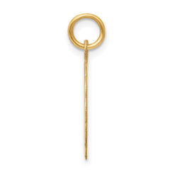 14k .018 Gauge Engravable Scalloped Disc Charm - 3
