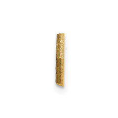14k 6mm Hexagon Non-enameled Attachable Medical Jewelry Emblem