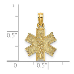 14k Medical Jewelry Symbol Charm