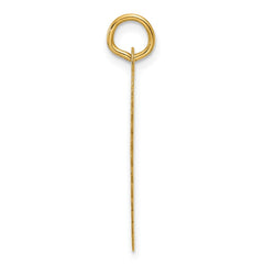 14k .013 Gauge Engravable Scalloped Disc Charm - 4
