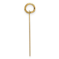 14k Plain .013 Gauge Engravable Heart Disc Charm - 10