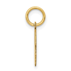 14k .011 Depth Engravable Boy Head Charm - 3