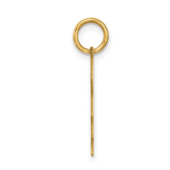 14k .018 Depth Engravable Boy Charm - 2