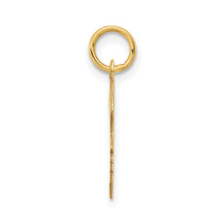 14k .011 Depth Engravable Girl Head Charm - 2