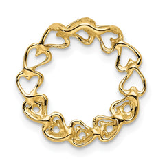 14k 5 Synthetic Stone Family Pendant - 4