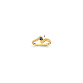 14k Synthetic Family Jewelry Ring - 109