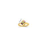 14k Synthetic Family Jewelry Ring - 115