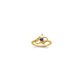 14k Synthetic Family Jewelry Ring - 17