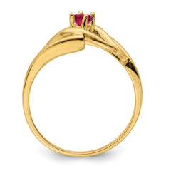 14k 2.5mm Synthetic Family Jewelry Ring - 5