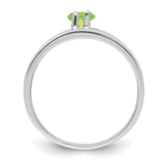 Sterling Silver Rhodium-plated Family Jewelry Ring - 52