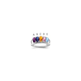 Sterling Silver Rhodium-plated Family Jewelry Ring - 32
