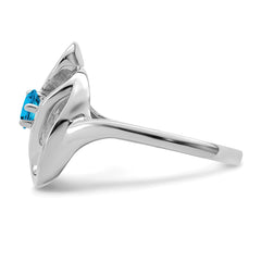 Sterling Silver Rhodium-plated Family Jewelry Ring - 36