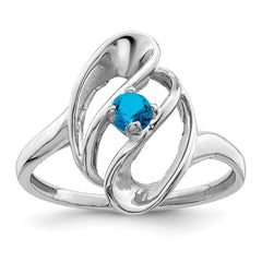 14k White Gold Family Jewelry Ring - 13