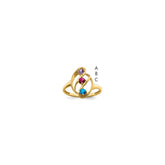 14k Synthetic Family Jewelry Ring - 70