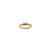 14K Family Jewelry Diamond Semi-Set Ring - 6